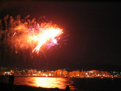 Feuerwerk zum Nationalfeiertag